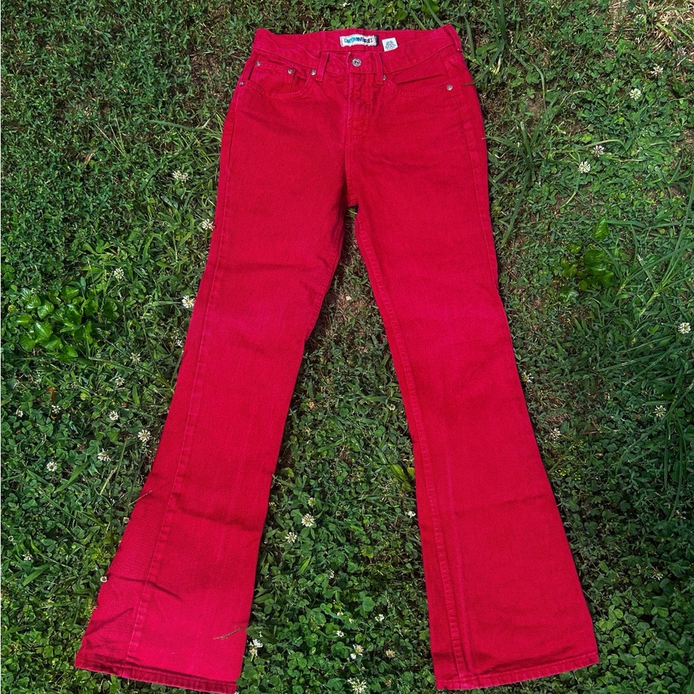 VINTAGE | Canyon River Blues Red Flare Jeans